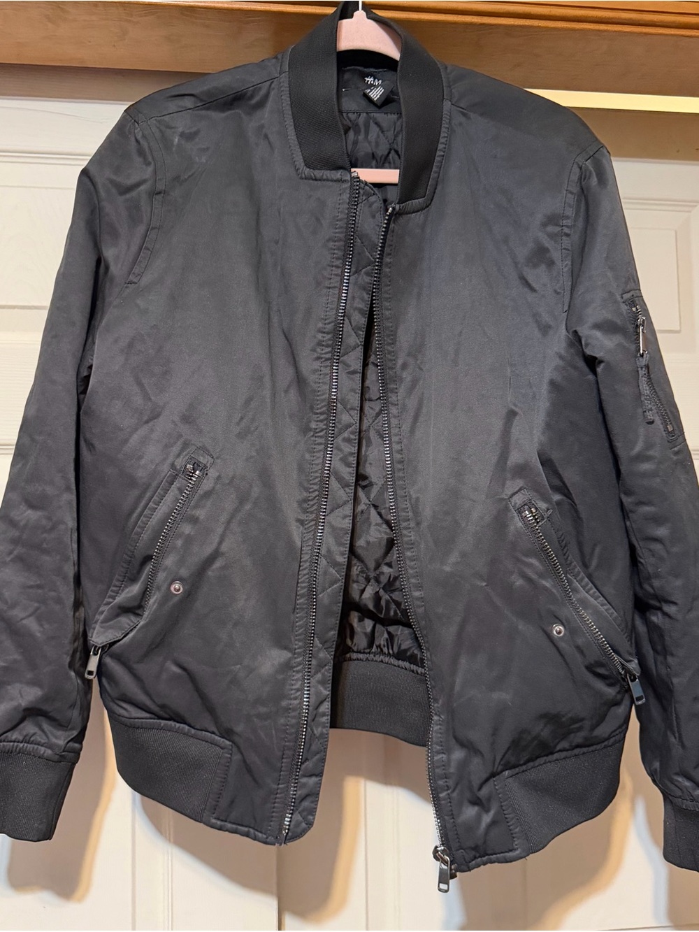 Black Bomber Jacket - H&M